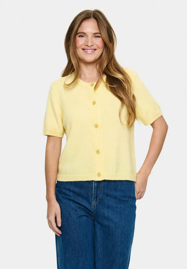 ZANETT - Strickjacke - lemon meringue