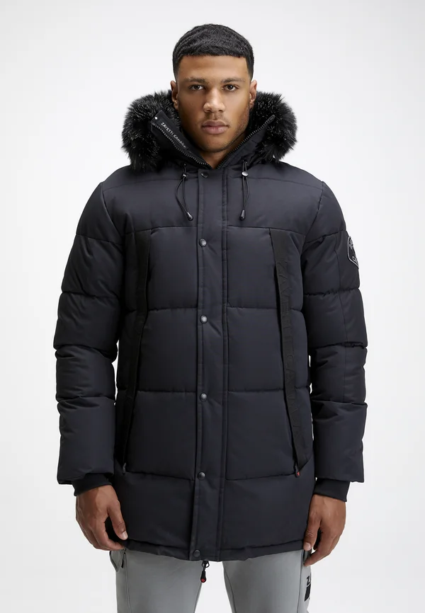 ZAVETTI CANADA AYLMER LONG PUFFER PARKA - Winterjacke - jet black