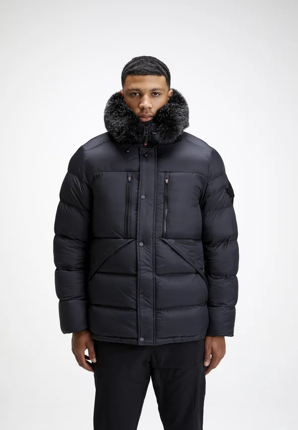 ZAVETTI CANADA EREMO PUFFER PARKA JACKET - Winterjacke - jet black