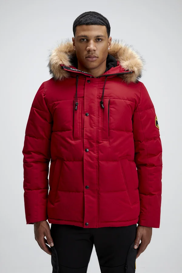 ZAVETTI CANADA OSHAWA 2.0 PUFFER PARKA JACKET - Winterjacke - red