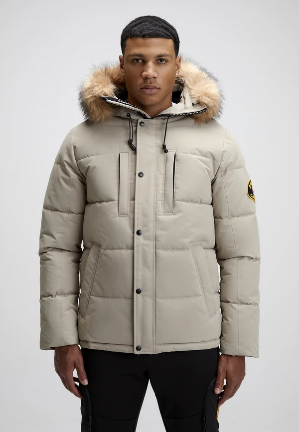 ZAVETTI CANADA OSHAWA 2.0 PUFFER PARKA JACKET - Winterjacke - stone