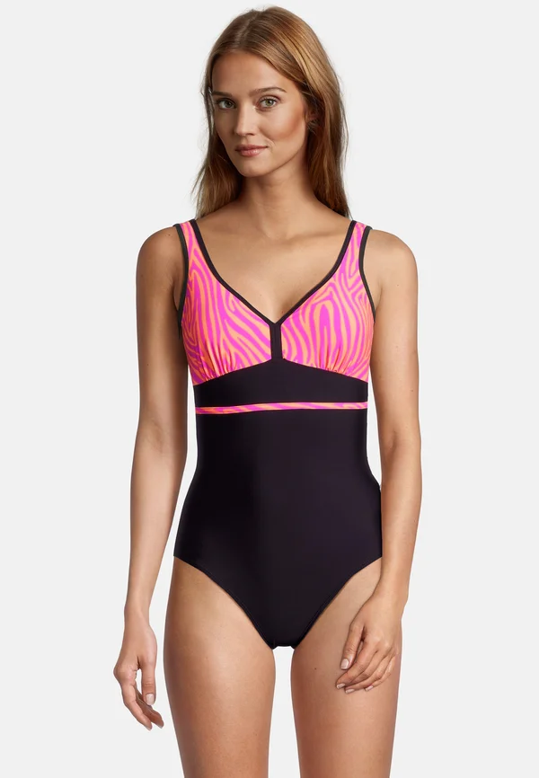 ZEBRA VIBES - Badeanzug - pink-orange