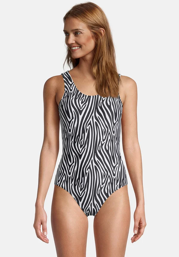 ZEBRA VIBES - Badeanzug - schwarz weiß