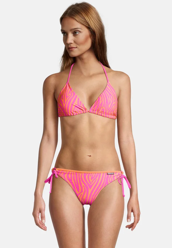 ZEBRA VIBES SET - Bikini - pink/orange