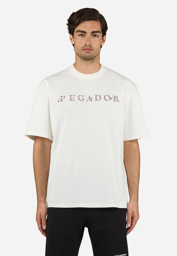 ZENOR TEE - T-Shirt print - off-white