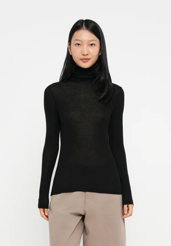 ZERAFNE - Strickpullover - black