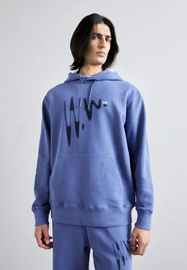 ZEUS SHADOW HOODIE - Sweatshirt - silver blue