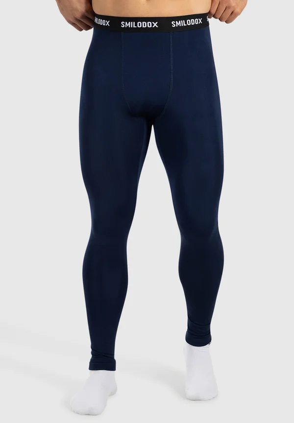 ZEYN COMPRESSION RUNNING PANTS SPORT FITNESS - Unterhose lang - marineblau