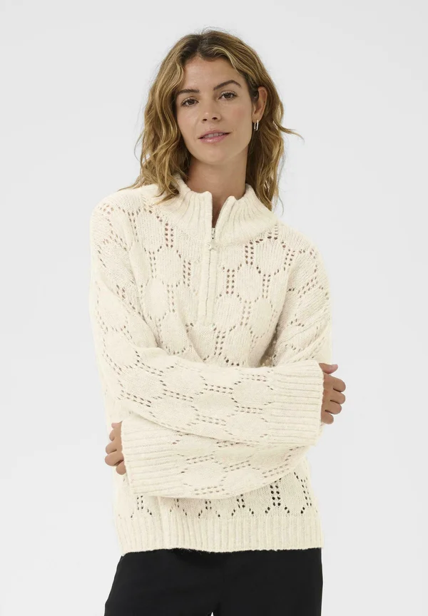 ZILLA  - Strickpullover - oat melange