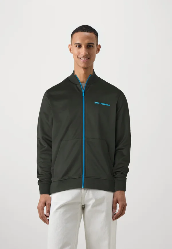 ZIP JACKET - Trainingsjacke - black