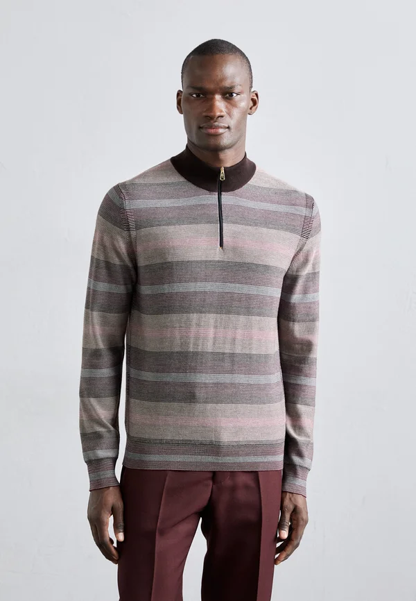 ZIP NECK - Strickpullover - multicolour