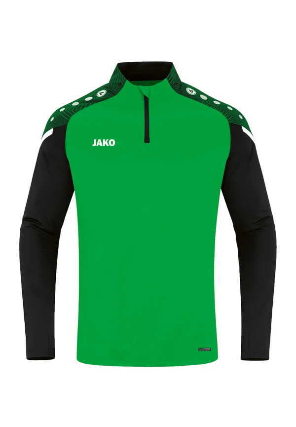 ZIP PERFORMANCE - Langarmshirt - gruenschwarz