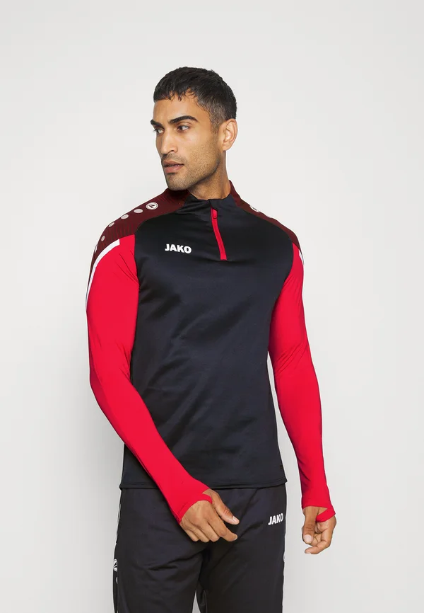 ZIP PERFORMANCE - Langarmshirt - marine/rot