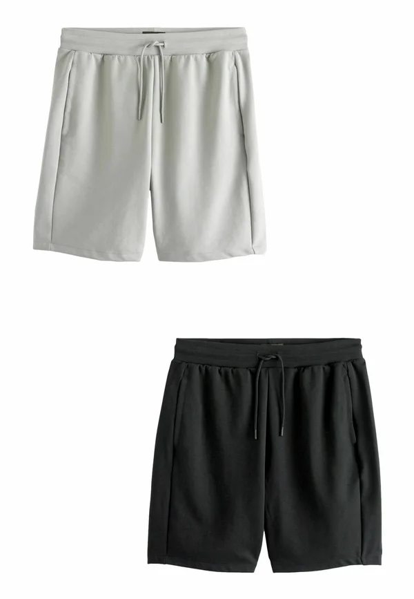 ZIP POCKET 2 PACK  REGULAR FIT - Jogginghose - black grey