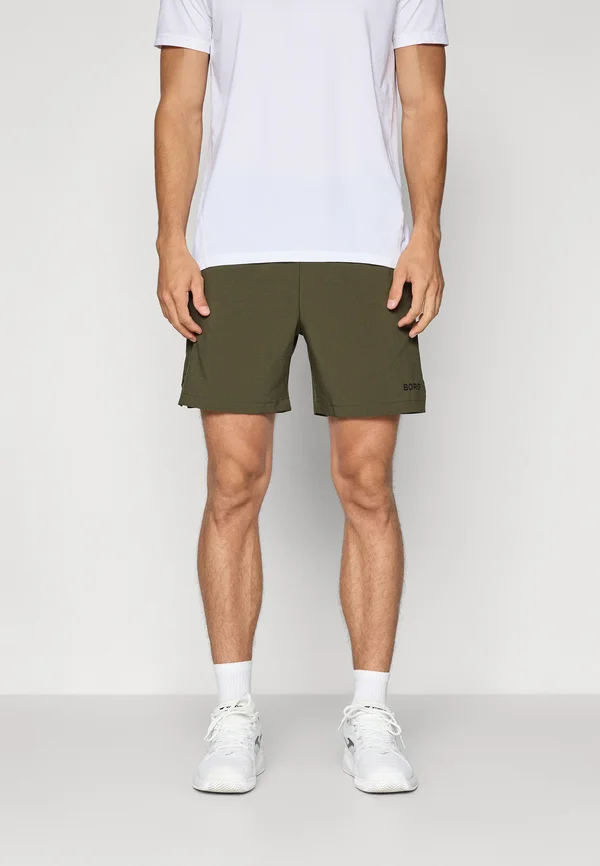 ZIP SHORTS - Kurze Sporthose - forest night