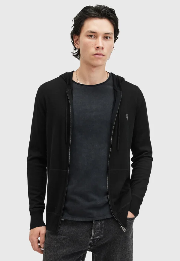 ZIP - Strickjacke - black