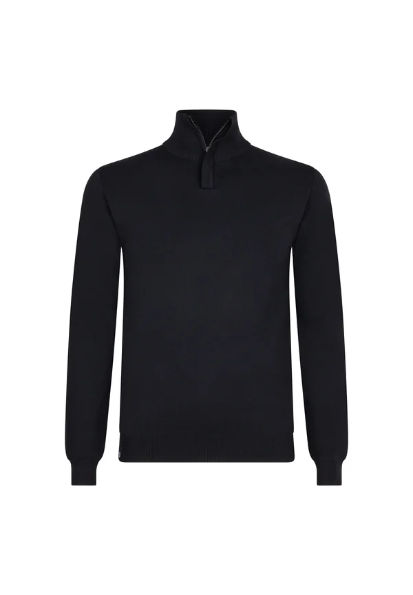 ZIP - Strickpullover - black
