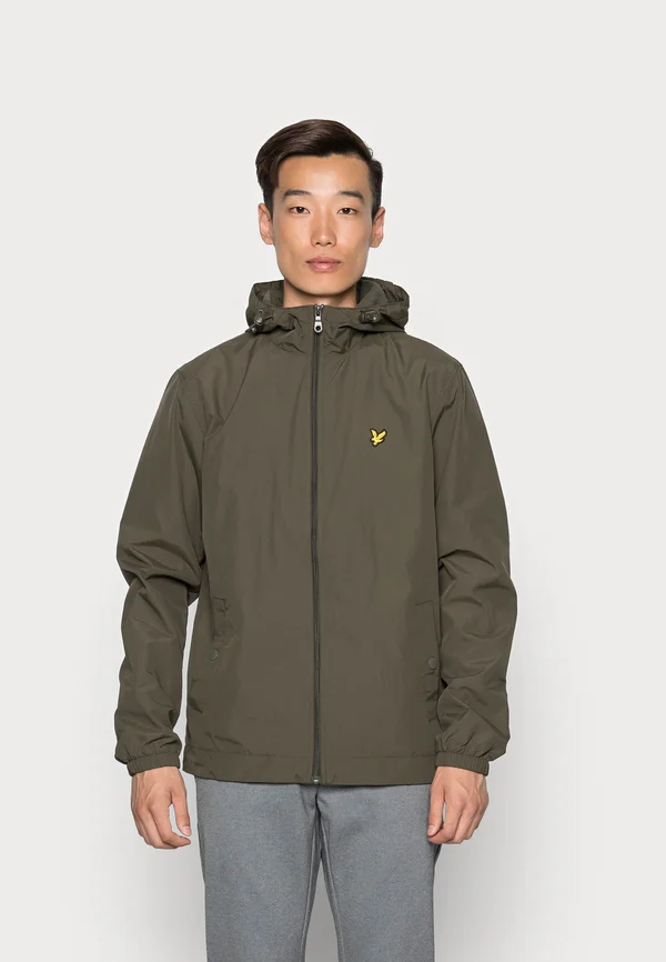 ZIP THROUGH HOODED - Übergangsjacke - olive