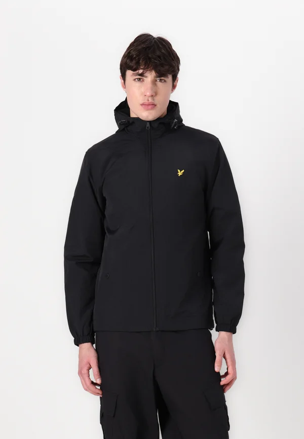 ZIP THROUGH HOODED - Übergangsjacke - schwarz