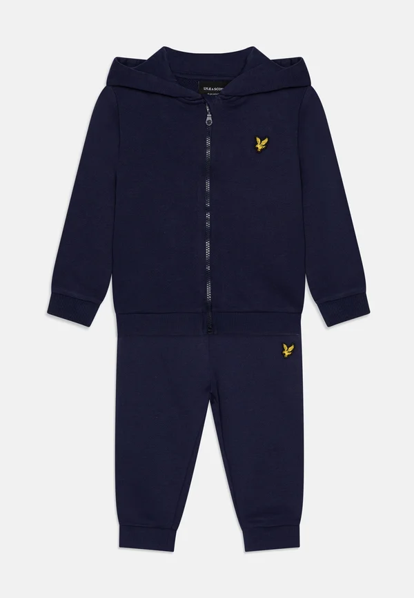 ZIP THROUGH HOODIE SET - Trainingsanzug - navy