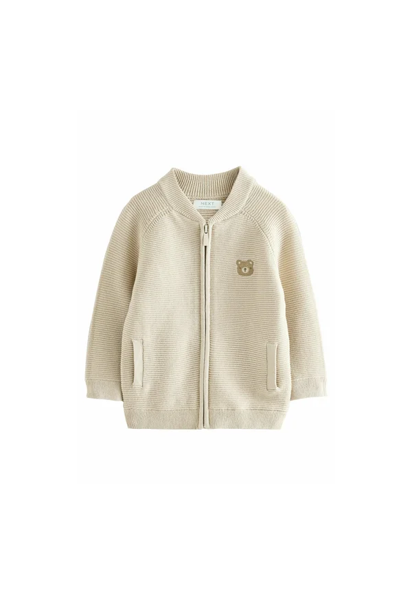 ZIP THROUGH  STANDARD - Strickjacke - neutral bear