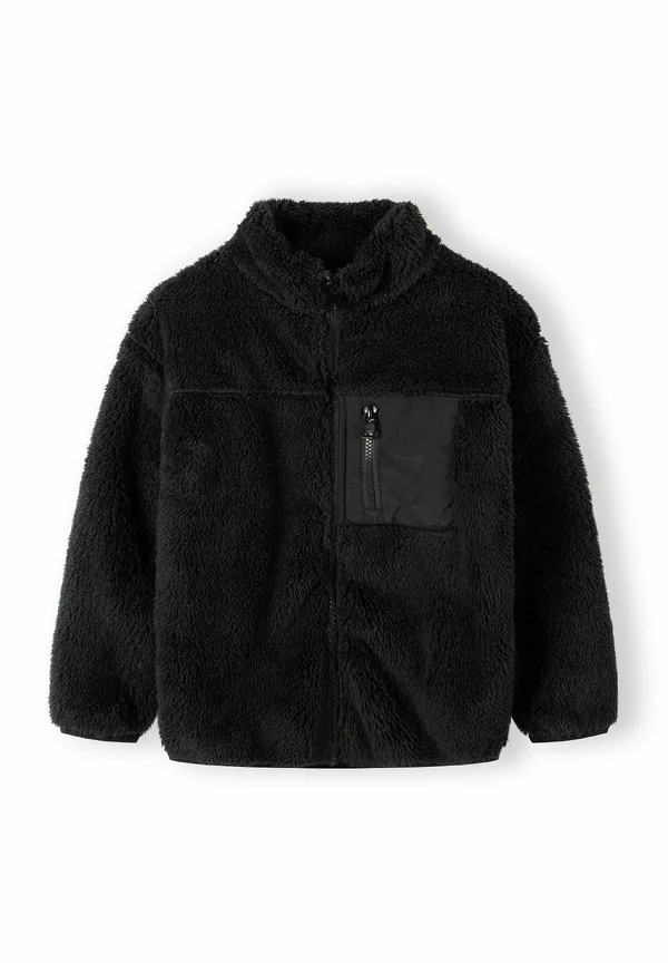 ZIP THROUGH WITH POCKET - Fleecejacke - dark blue