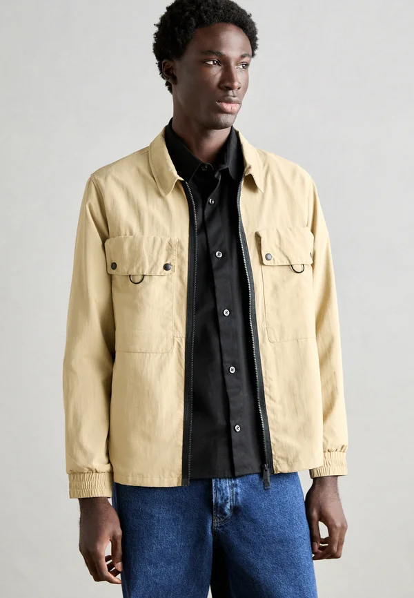 ZIPPED UTILITY JACKET - Leichte Jacke - seastone