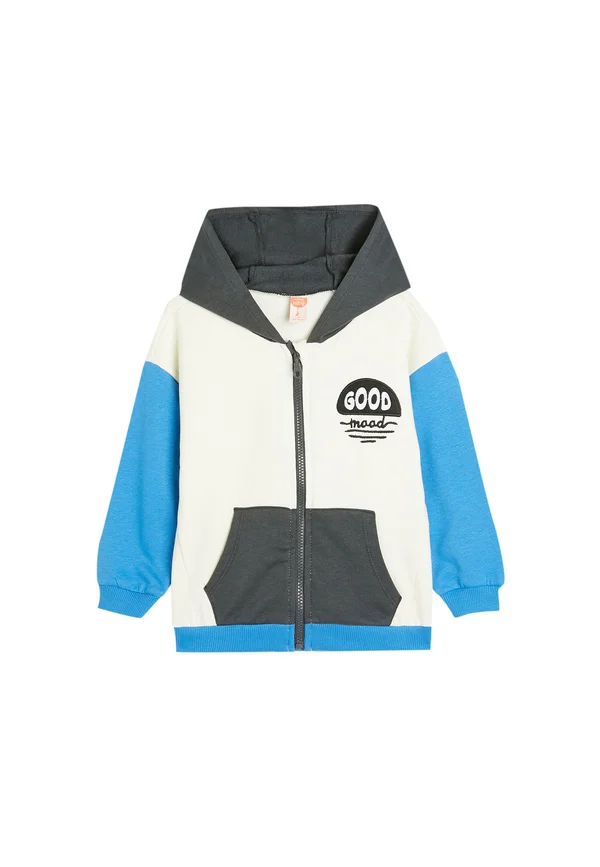 ZIPPER CLOSURE  - Sweatjacke - beige