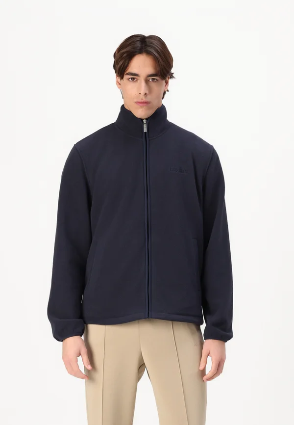 ZIPPER JACKET - Fleecejacke - dark blue