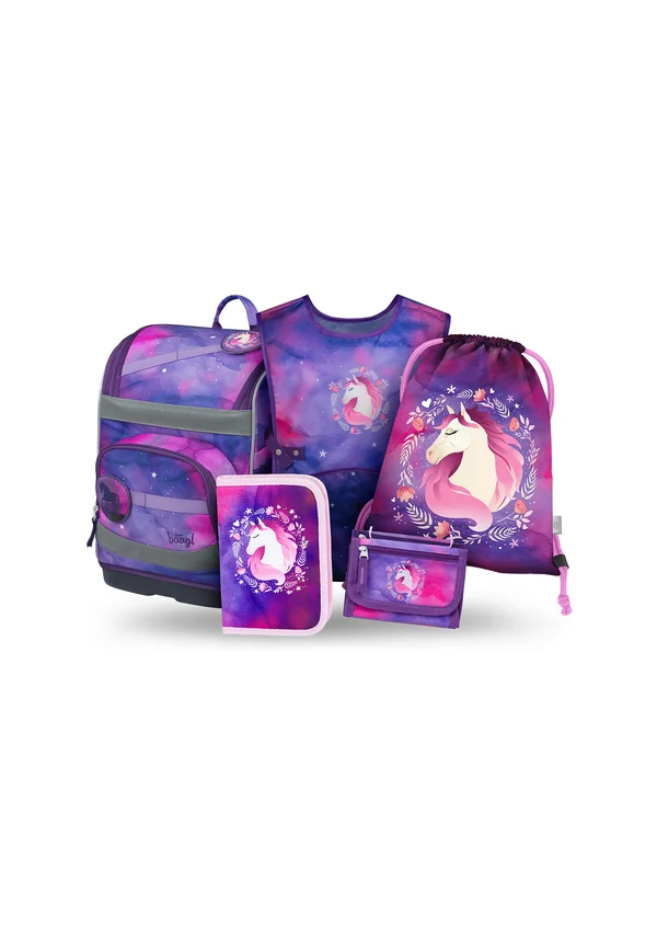 ZIPPY PFERD SET 5TLG - Schulranzen Set - violett