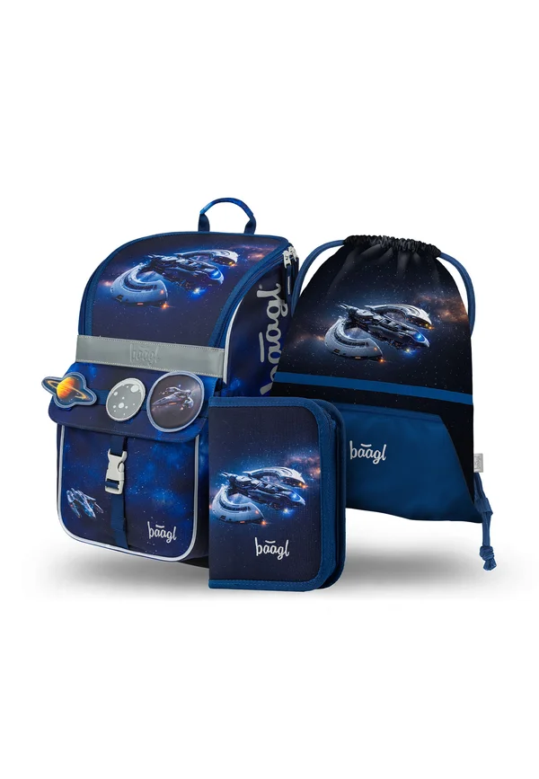 ZIPPY SPACE SHIP SET 3TLG - Tourenrucksack - blau