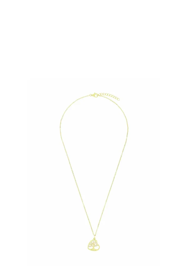 ZIRKONIA SCHMUCKSTEIN SYNTH LEBENSBAUM - Halskette - gold-coloured