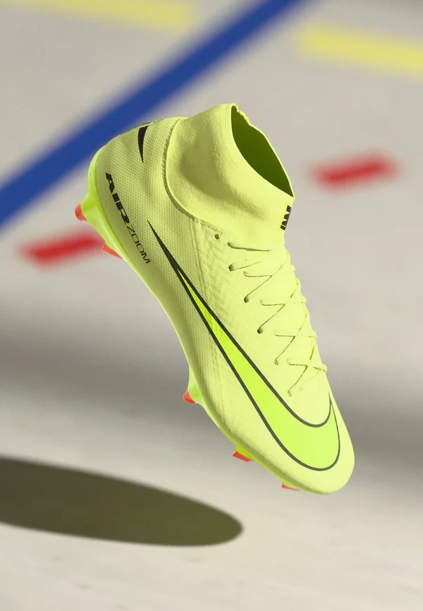 ZM 10 ACADEMY FG/MG - Rasen-Fußballschuhe - limelight/volt/hyper crimson