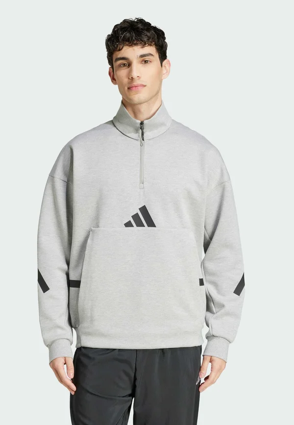 Z.N.E. QUARTER-ZIP - Sweatshirt - medium grey heather