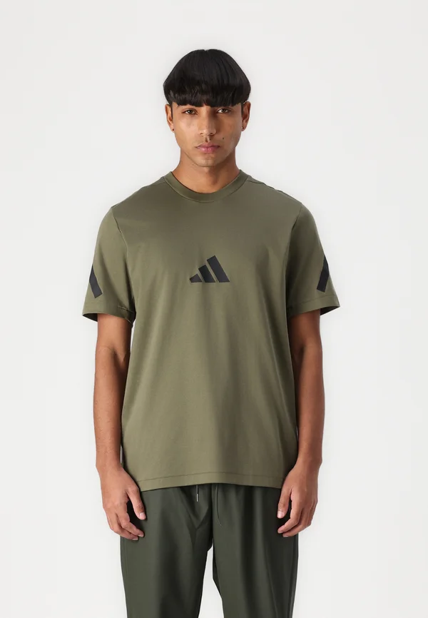 Z.N.E. TEE - T-Shirt print - olive strata