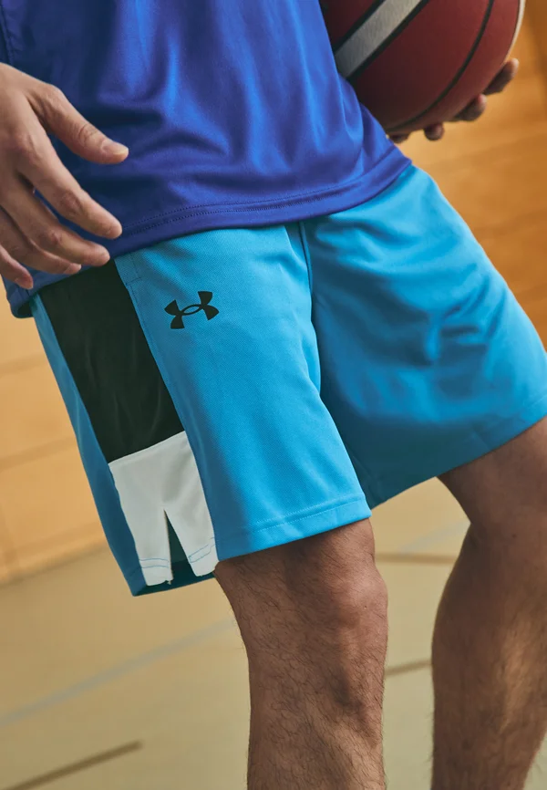 ZONE - Kurze Sporthose - ether blue/black