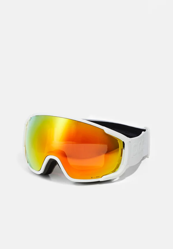 ZONULA - Skibrille - hydrogen white/partly sunny orange