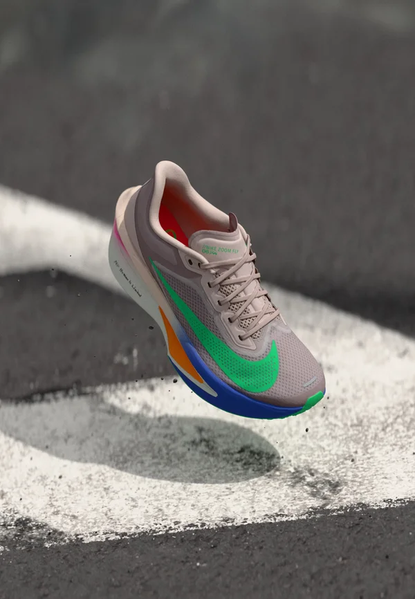 ZOOM FLY 6 EK - Laufschuh Straße - silt red/green shock/persian violet/fire pink/bright ceramic/spruce aura