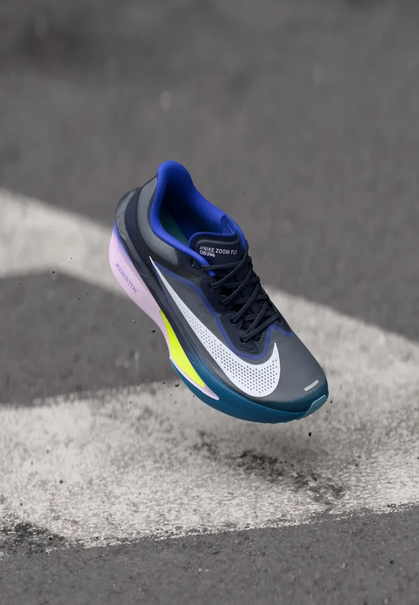 ZOOM FLY 6 - Laufschuh Straße - obsidian/white/persian violet/volt/doll/green abyss