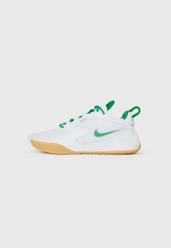 ZOOM HYPERACE 3 UNISEX - Volleyballschuh - white/apple green/photon dust