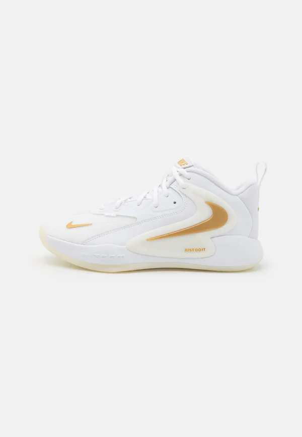 ZOOM HYPERSET 2 UNISEX - Volleyballschuh - white/metallic gold