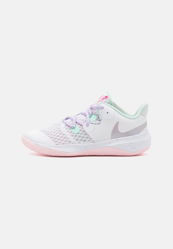 ZOOM HYPERSPEED COURT SE UNISEX - Handballschuh - white/mint/grey violet mist/pink