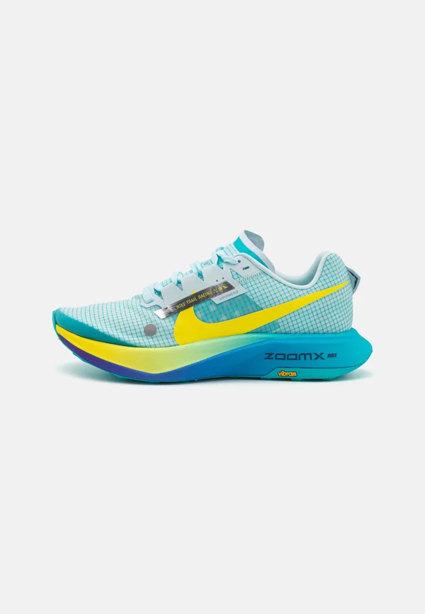 ZOOMX ULTRAFLY - Laufschuh Trail - dusty cactus/opti yellow/glacier blue/field purple/thunder blue