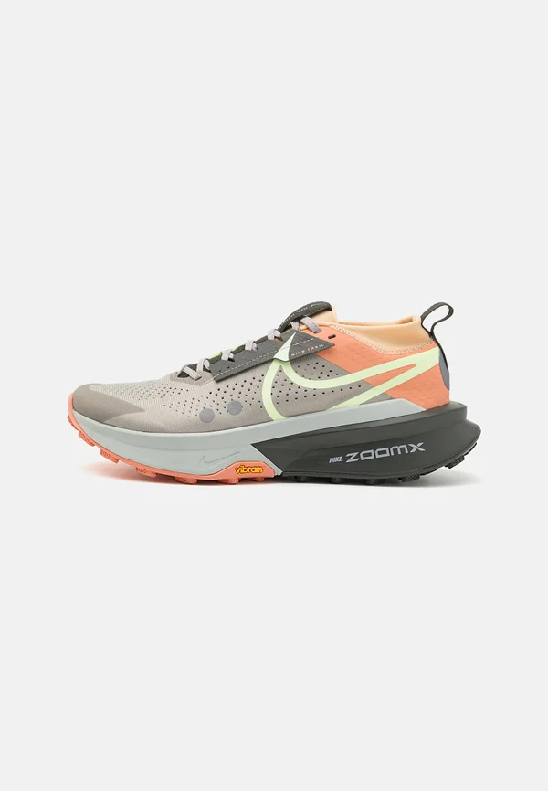 ZOOMX ZEGAMA 2 - Laufschuh Trail - college grey/barely volt/sequoia/white onyx/apricot agate