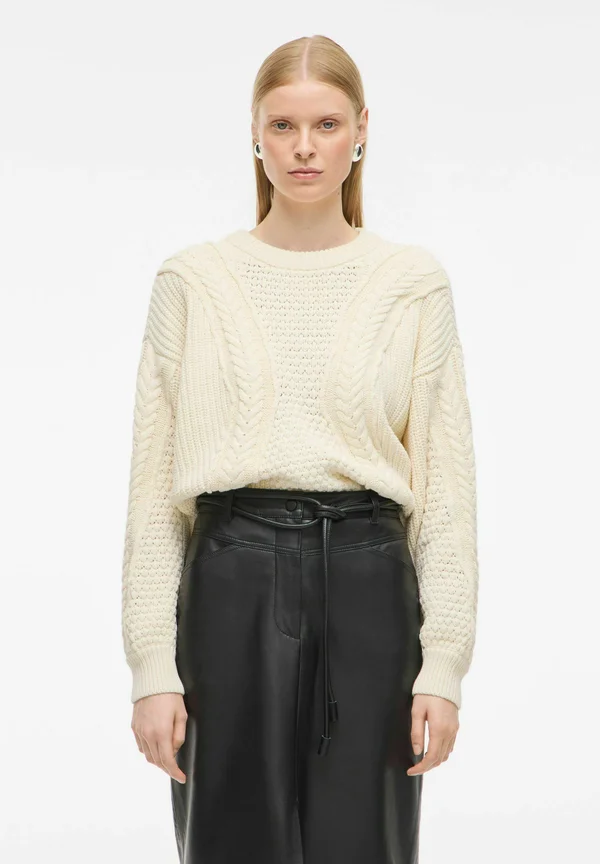 ZOPF - Strickpullover - birch