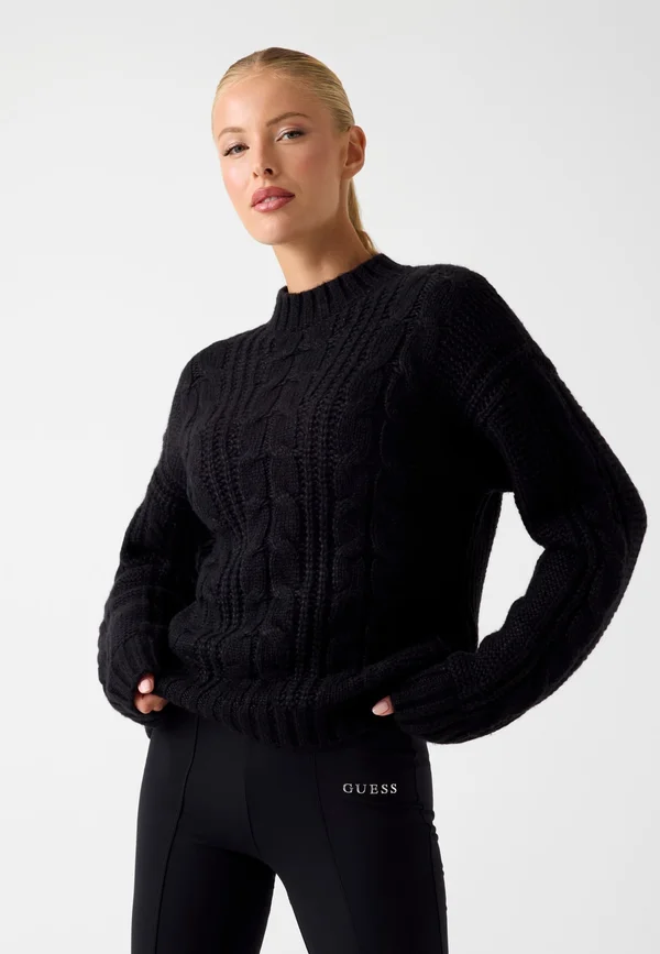 ZOPF - Strickpullover - schwarz