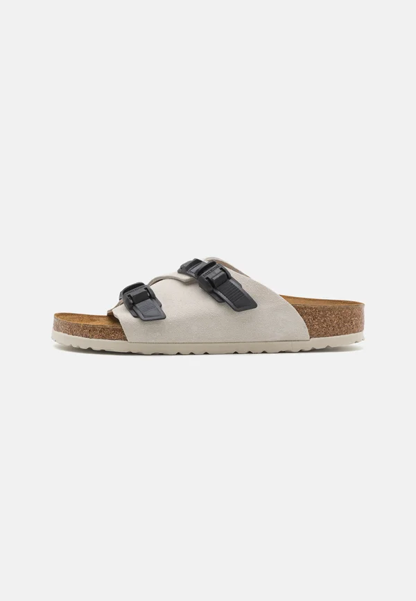 ZÜRICH TECH NARROW UNISEX - Pantolette flach - antique white